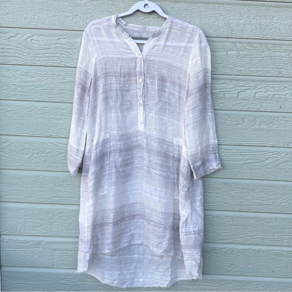 Raquel Allegra Hemp/Silk/Cotton Dress. Extra Small.